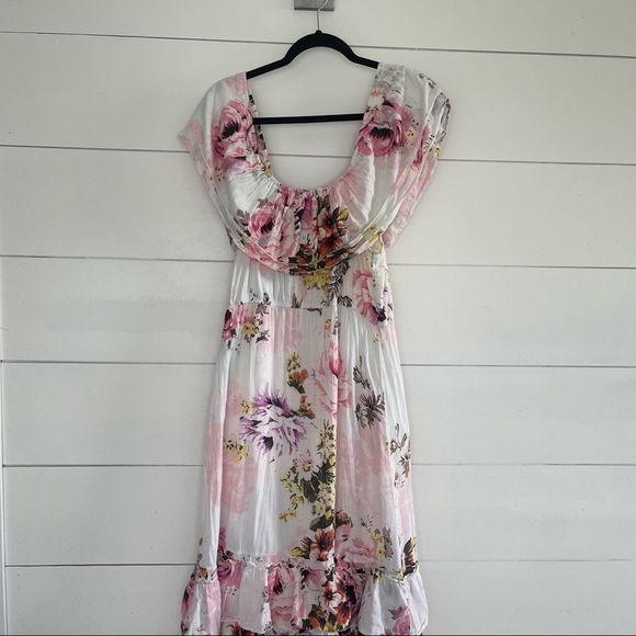 Sol Floral Tiered Maxi Dress - Picture 1 of 10